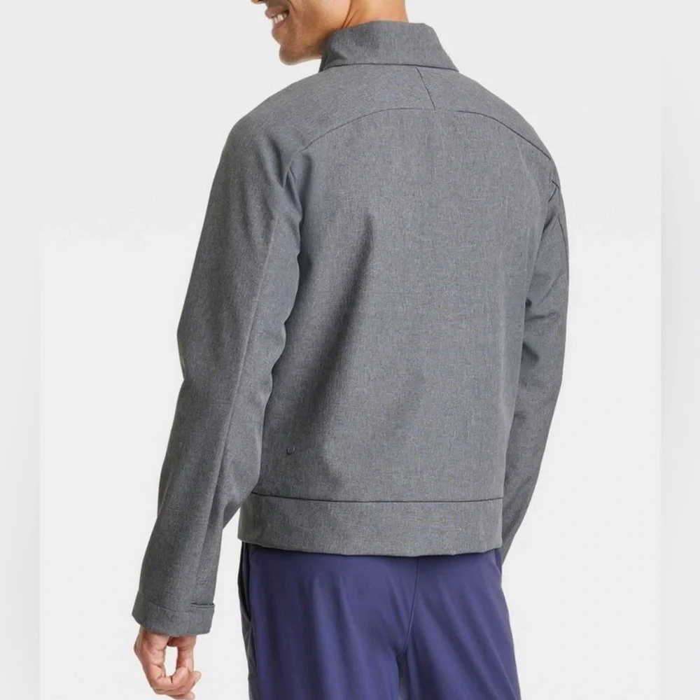 Men's Softshell Fleece Gray Jacket